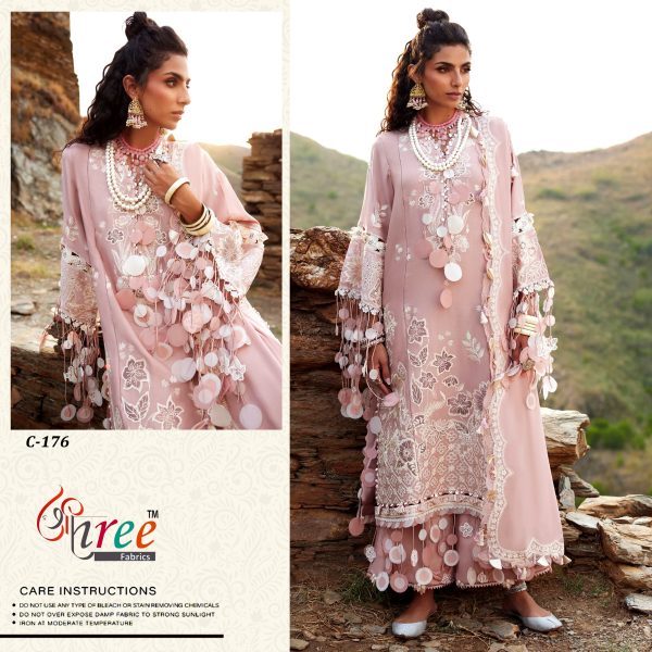 SHREE FABRICS C 176 PAKISTANI SUITS WHOLESALE