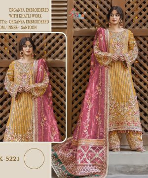 SHREE FABS K 5221 PAKISTANI SALWAR SUITS