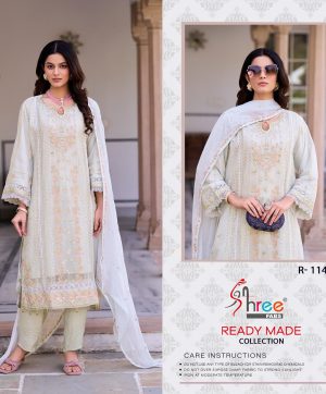 SHREE FABS R 1144 A READYMADE PAKISTANI SUITS