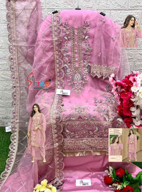 SHREE FABS S 942 B PAKISTANI SALWAR SUITS