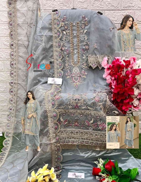 SHREE FABS S 942 C PAKISTANI SALWAR SUITS