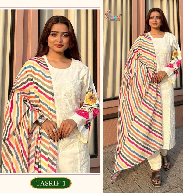 SHREE FABS TASRIF 1 COTTON SALWAR SUITS