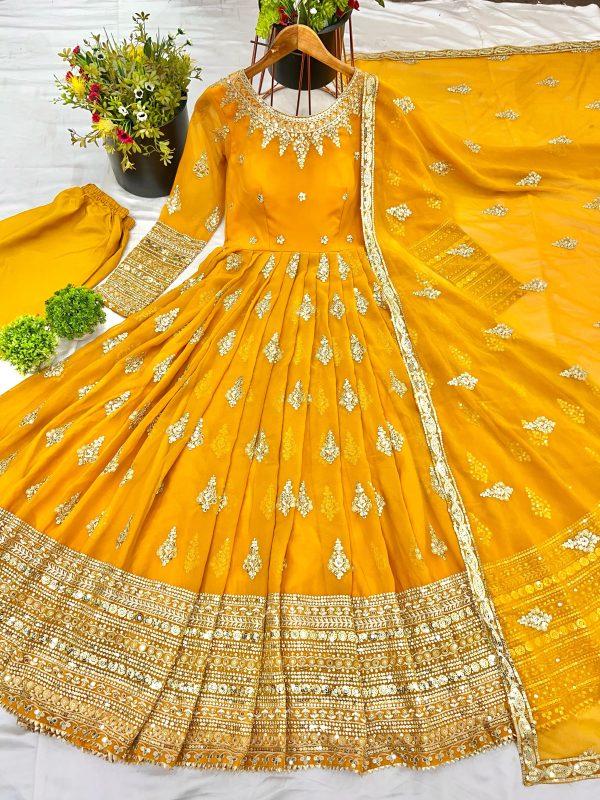 SHREE HARI SSR 5004 A DESIGNER GOWN WHOLESALE