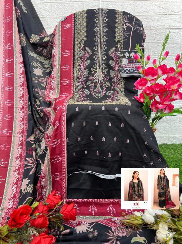 TAJ CREATIONS 577 PAKISTANI COTTON SUITS