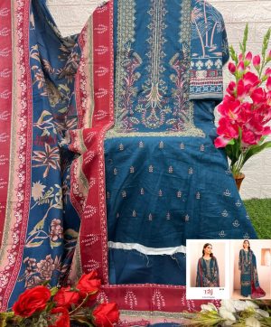 TAJ CREATIONS 578 PAKISTANI COTTON SUITS