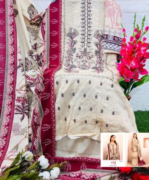 TAJ CREATIONS 579 PAKISTANI COTTON SUITS