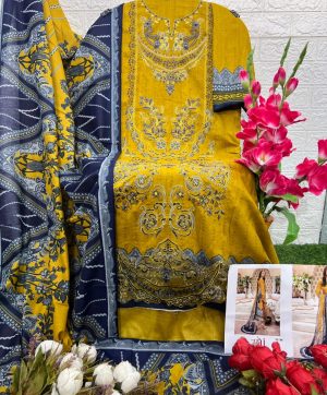 TAJ CREATIONS 584 PAKISTANI COTTON SUITS