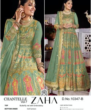 ZAHA 10347 B CHANTELLE VOL 7 SALWAR SUITS