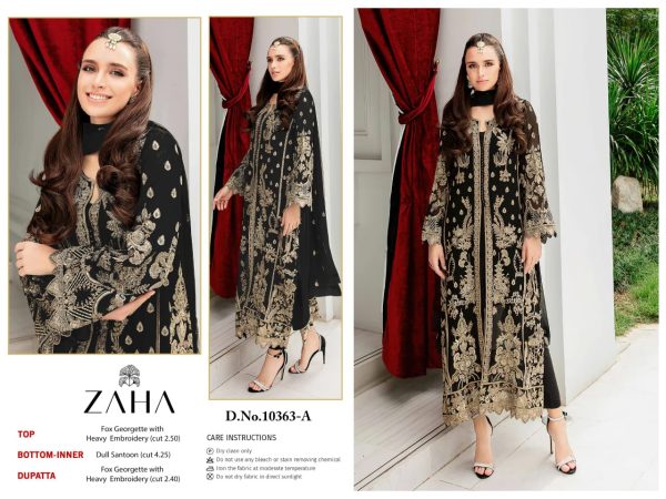 ZAHA 10363 A PAKISTANI SUITS WHOLESALE