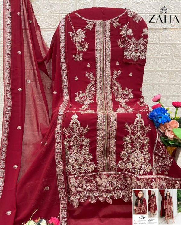 ZAHA 10363 C PAKISTANI SUITS WHOLESALE