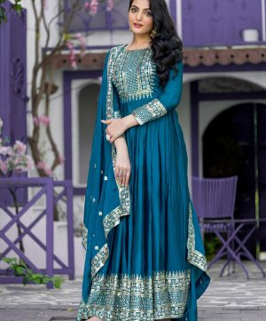 ZEEL FASHION ZF 5004 DESIGNER CHINON SUITS