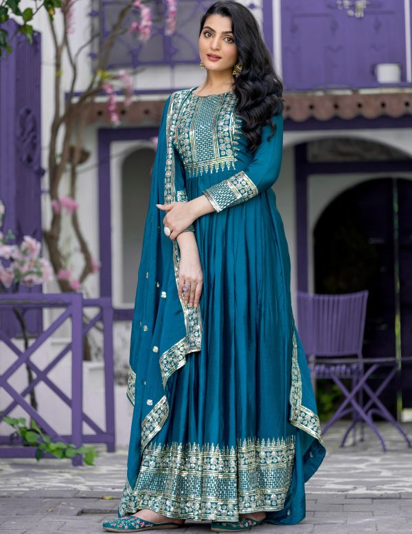 ZEEL FASHION ZF 5004 DESIGNER CHINON SUITS