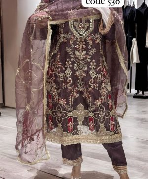 ZIAAZ DESIGNS 536 PAKISTANI SUITS WHOLESALE