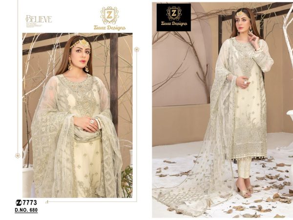 ZIAAZ DESIGNS 680 PAKISTANI SALWAR SUITS