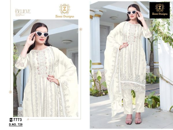 ZIAAZ DESIGNS 729 PAKISTANI SALWAR SUITS