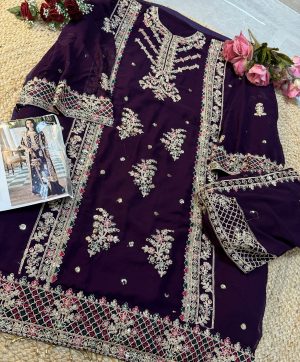 ZIAAZ DESIGNS 738 B PAKISTANI SUITS WHOLESALE