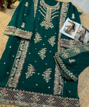 ZIAAZ DESIGNS 738 C PAKISTANI SUITS WHOLESALE