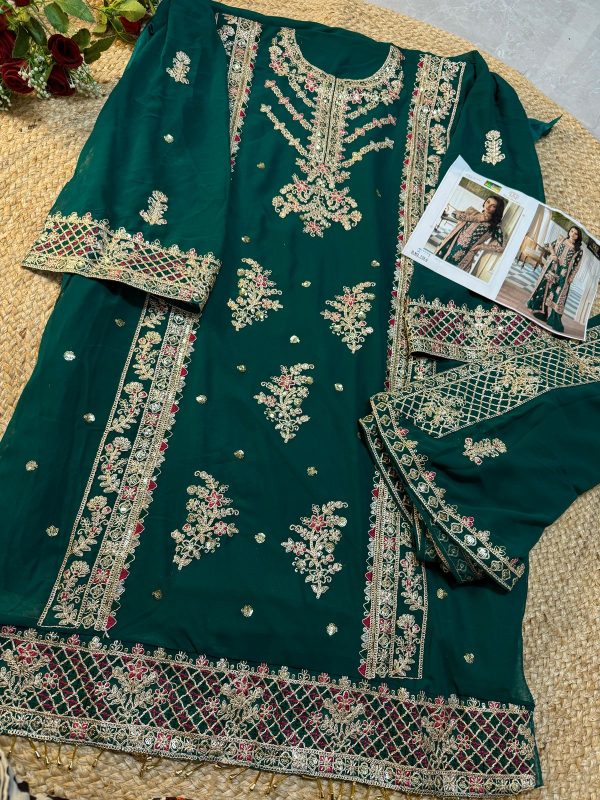 ZIAAZ DESIGNS 738 C PAKISTANI SUITS WHOLESALE