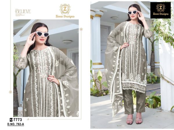 ZIAAZ DESIGNS 762 A PAKISTANI SALWAR SUITS