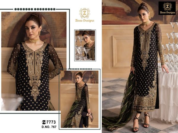 ZIAAZ DESIGNS 767 SALWAR SUITS WHOLESALE