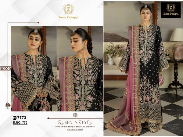 ZIAAZ DESIGNS 770 SALWAR SUITS WHOLESALE