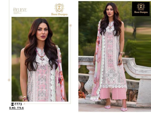 ZIAAZ DESIGNS 775 A PAKISTANI SALWAR SUITS