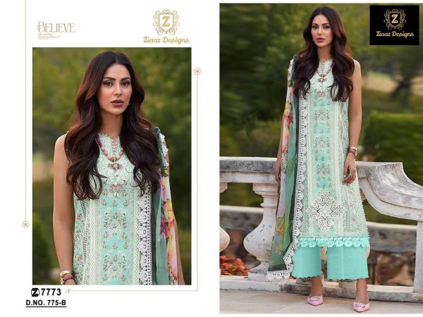 ZIAAZ DESIGNS 775 B PAKISTANI SALWAR SUITS