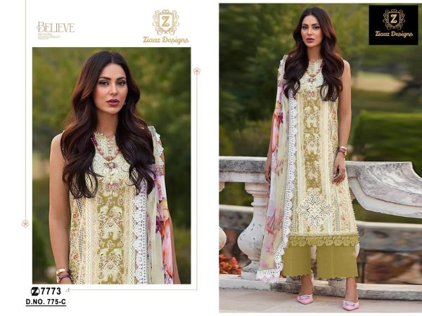 ZIAAZ DESIGNS 775 C PAKISTANI SALWAR SUITS