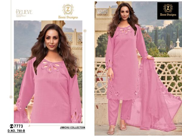 ZIAAZ DESIGNS 780 A B C D PAKISTANI SALWAR SUITS