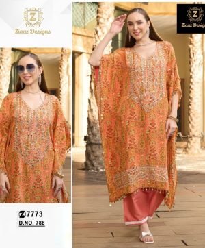 ZIAAZ DESIGNS 788 PAKISTANI KAFTAN SUITS