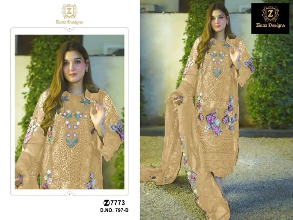 ZIAAZ DESIGNS 797 A B C D PAKISTANI SUITS