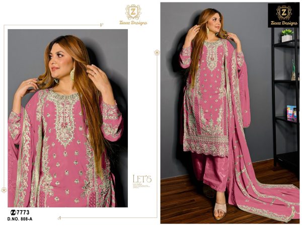 ZIAAZ DESIGNS 808 A B C D PAKISTANI SUITS