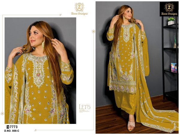 ZIAAZ DESIGNS 808 A B C D PAKISTANI SUITS