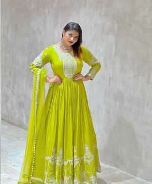 ZOYA CLOTHING ZD 10095 DESIGNER GOWN