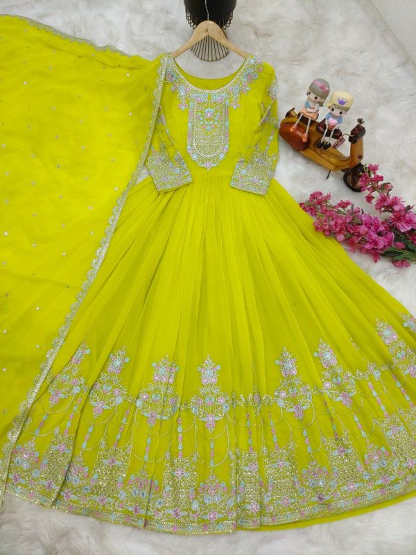 ZOYA CLOTHING ZD 10095 DESIGNER GOWN