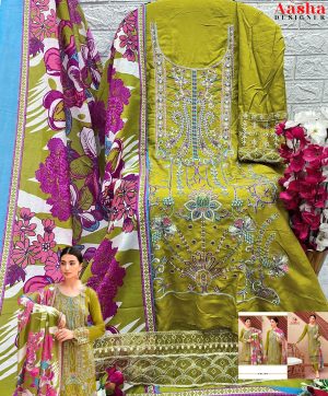 AASHA DESIGNER 1073 PAKISTANI SUITS IN INDIA