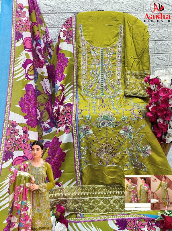 AASHA DESIGNER 1073 PAKISTANI SUITS IN INDIA