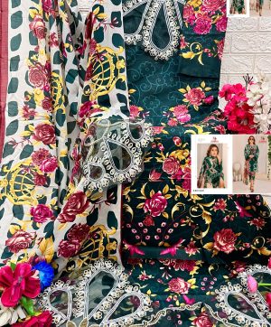 AASHA DESIGNER 1146 B PAKISTANI COTTON SUITS