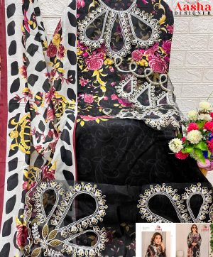 AASHA DESIGNER 1146 PAKISTANI COTTON SUITS