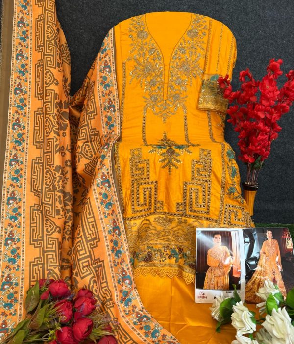 AASHA DESIGNER 1149 A PAKISTANI SUITS