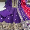 AKSHAR DESIGNER JASHN E BAHARA PURPLE ANARKALI