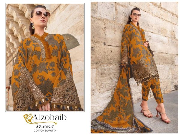 ALZOHAIB AZ 1085 C PAKISTANI SALWAR SUITS