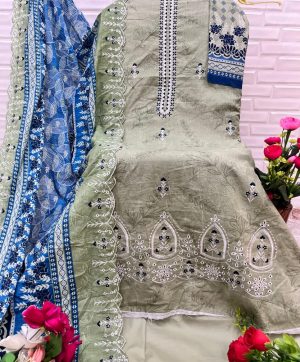 ALZOHAIB AZ 1086 PAKISTANI COTTON SUITS