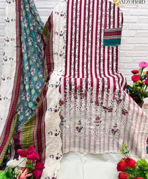 ALZOHAIB AZ 1087 PAKISTANI COTTON SUITS