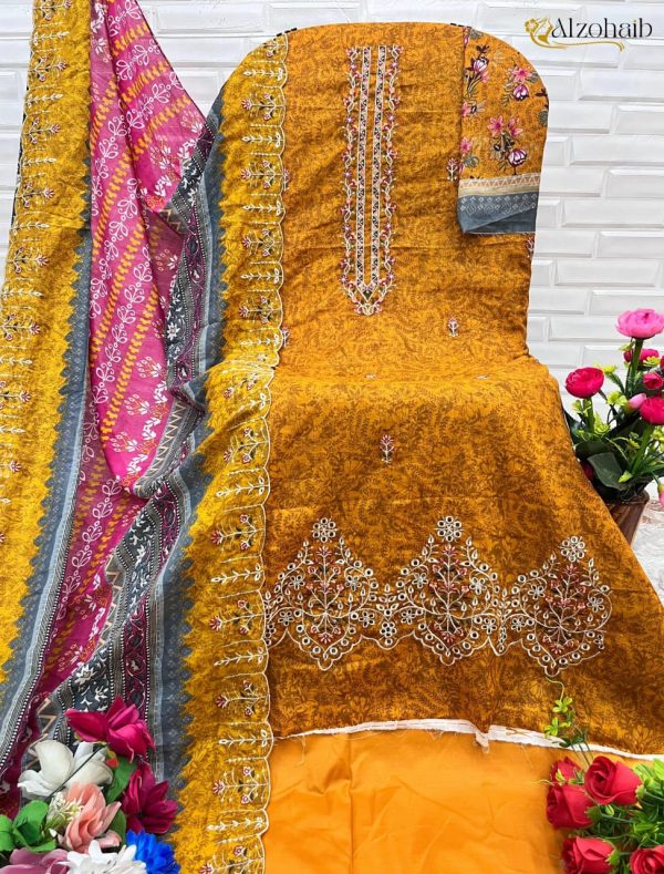 ALZOHAIB AZ 1088 PAKISTANI COTTON SUITS