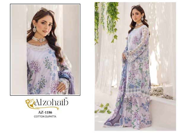 ALZOHAIB AZ 1186 PAKISTANI COTTON SUITS