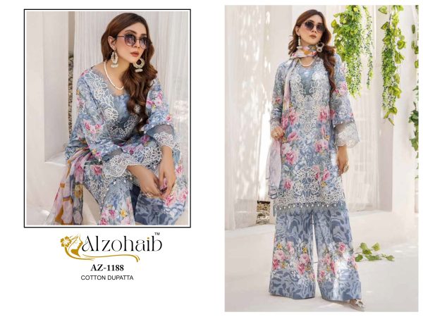 ALZOHAIB AZ 1188 PAKISTANI COTTON SUITS