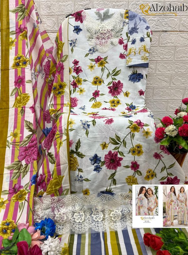 ALZOHAIB AZ 1192 PAKISTANI COTTON SUITS