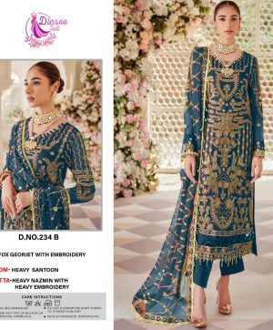 DINSAA SUIT 234 B SALWAR SUITS WHOLESALE