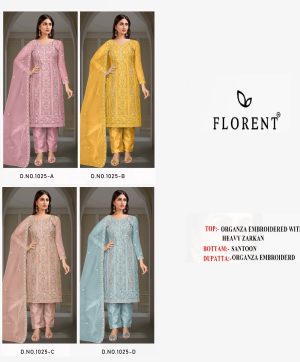 FLORENT 1025 A B C D PAKISTANI SALWAR SUITS